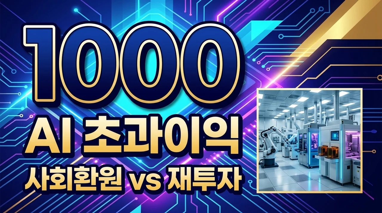 [리얼후기/비교] 삼성 SK AI 초과이익 사회 환원 vs 재투자 논란 총정리