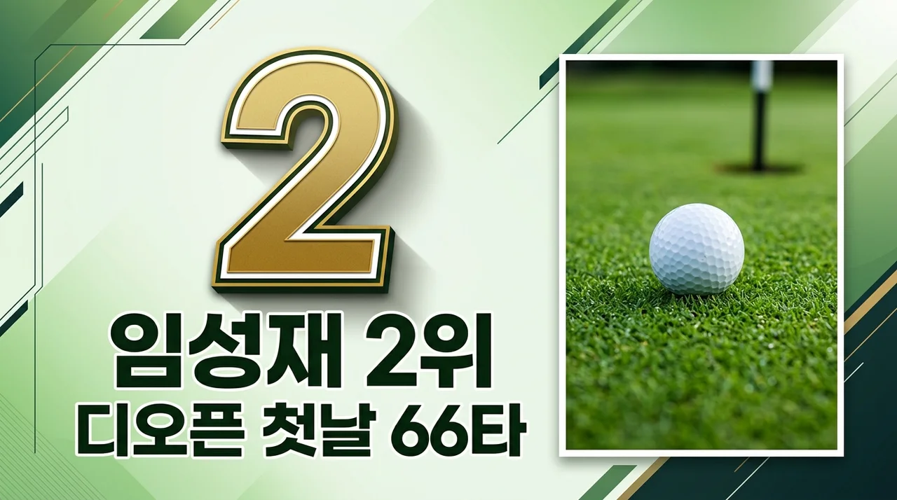 [리얼후기/분석] 임성재 디오픈 1라운드 66타 공동 2위... 메이저 첫 승 가시권