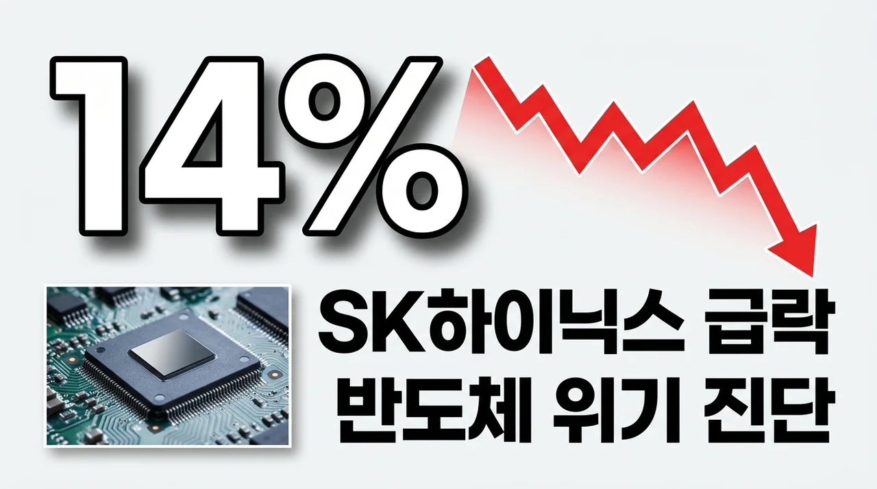 SK하이닉스 주가 급락 14% 폭락 이유와 향후 반도체 전망 분석