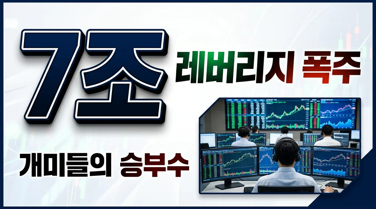 [리얼후기/비교] 단일종목 레버리지 7조 폭주, 개미들이 승부수 던진 이유와 리스크