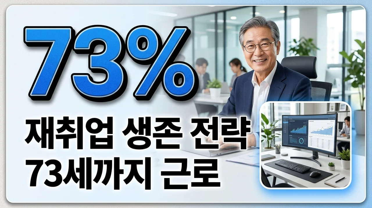 [리얼분석] 중고령층 재취업 필수인 이유와 73세까지 일해야 하는 현실
