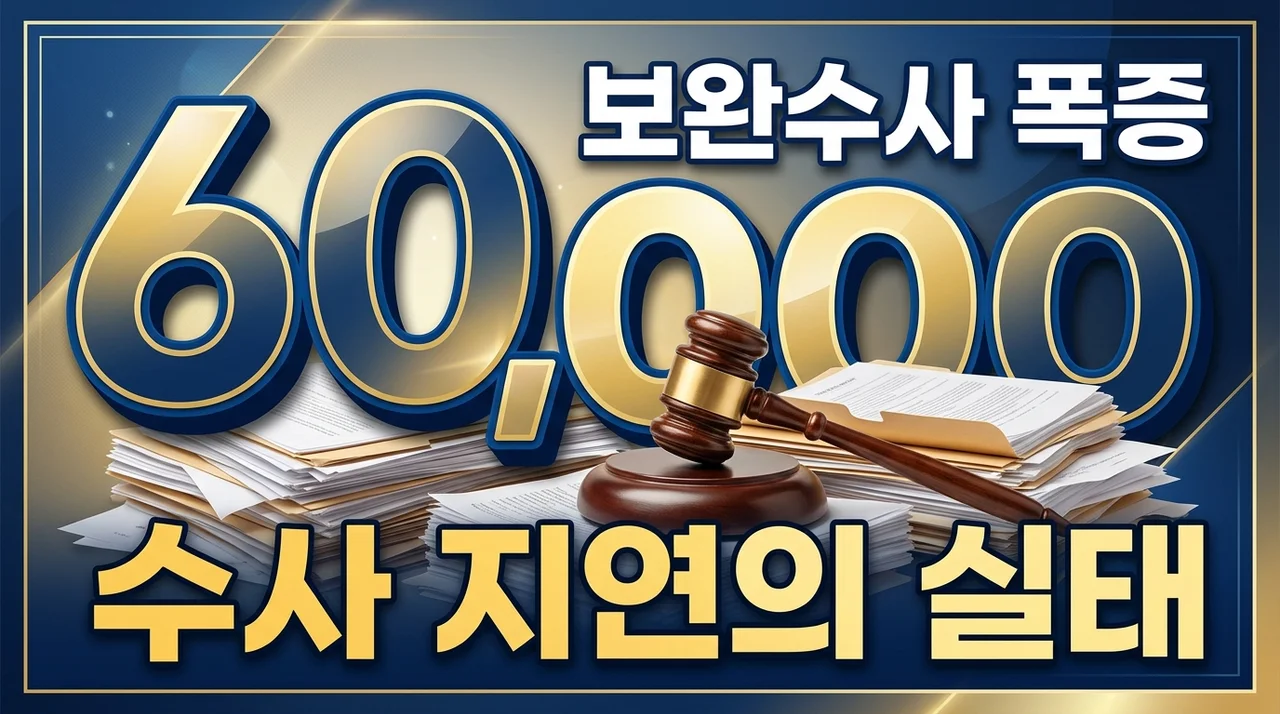 검찰 보완수사 요구 6만건 돌파, 수사 지연 실태와 제도적 대안 분석
