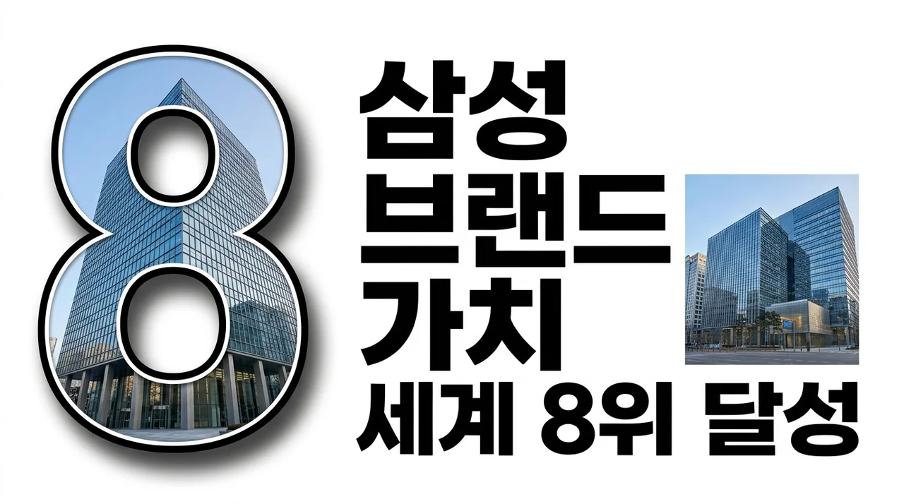 삼성 브랜드 가치 8위 달성, 세계 10대 테크 기업 한국 유일 선정 분석