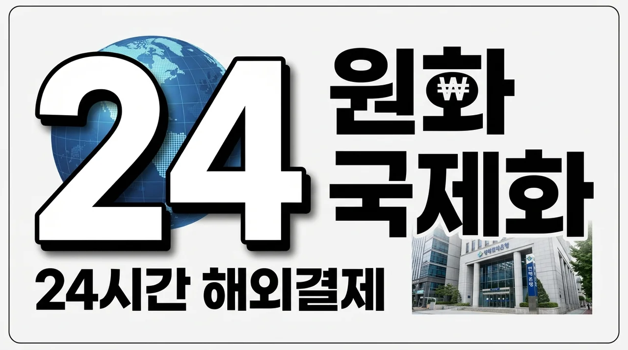 원화 국제화 로드맵 발표, 해외은행 원화계좌 허용과 24시간 결제 혜택 총정리