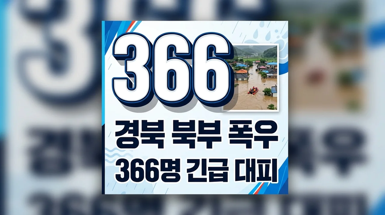 [리얼후기] 경북 북부 폭우 366명 긴급 대피 및 산불 이재민 임시주택 침수
