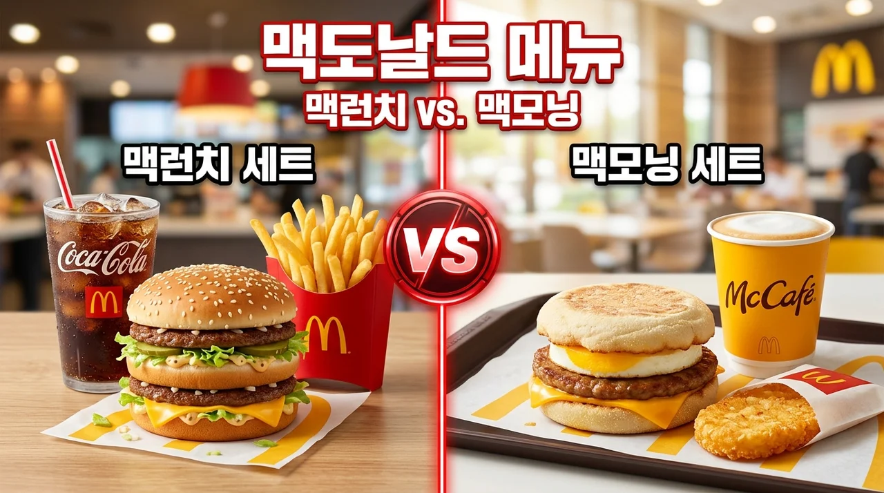 맥도날드 메뉴 가격 총정리: 2026 최신 신메뉴와 맥런치 시간