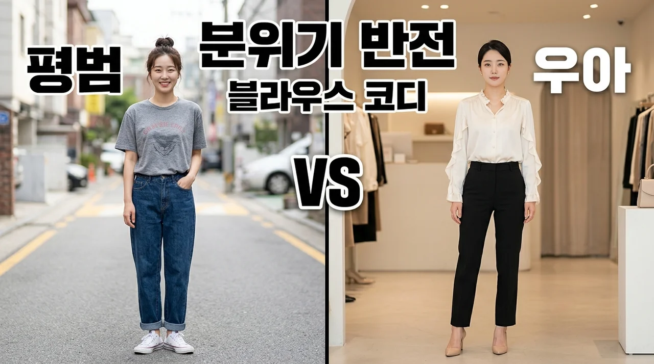 김고은 블라우스 하나로 달라진 분위기, 우아함의 정석 코디법