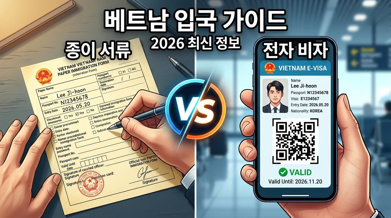 베트남 입국신고서 2026 작성법: 다낭 푸꾸옥 여행 필수 가이드