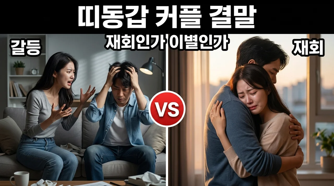 연애전쟁 띠동갑 커플 결말과 재회 이유: 이효리 조언이 바꾼 선택