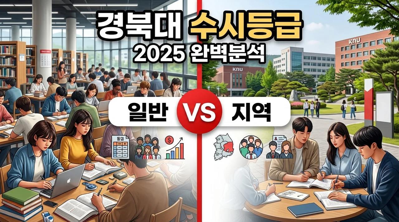 경북대 수시등급 2025-2026 합격 컷: 의대·약대·주요 학과 분석