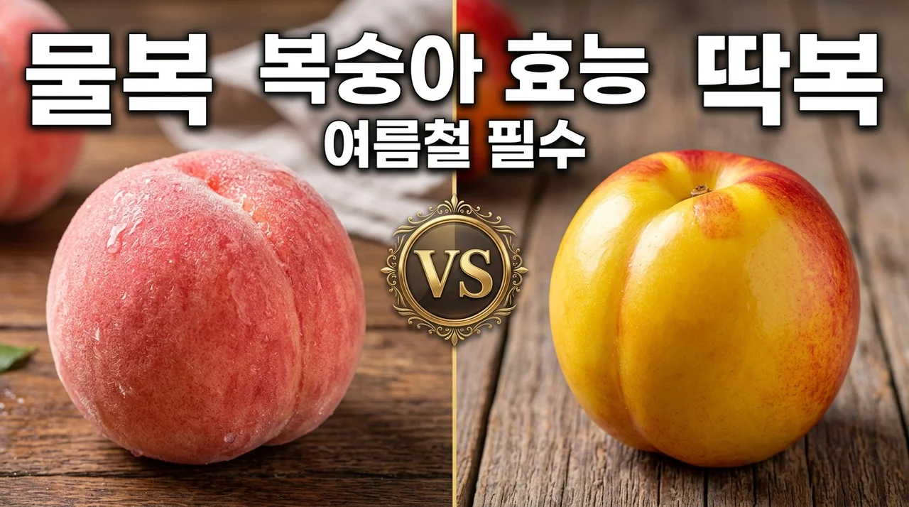 복숭아 효능 5가지와 부작용, 당뇨 환자 주의점까지 완벽 가이드