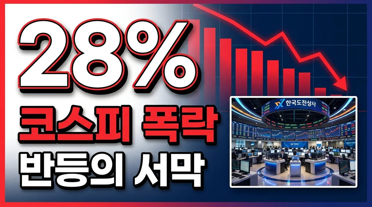 [리얼후기/비교] 코스피 폭락 원인 분석과 JP모건의 1만2500 전망