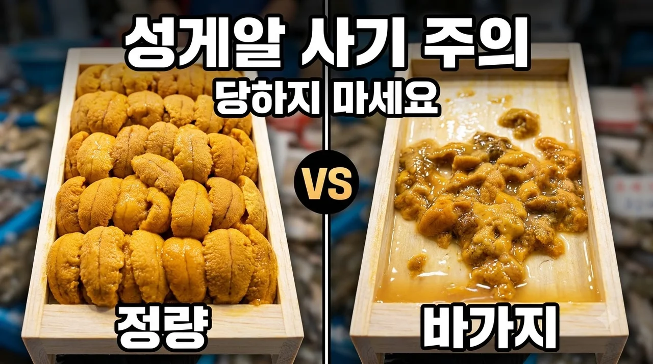 속초 오징어난전 성게알 사기 주의! 바가지 피하고 우니 즐기는 법
