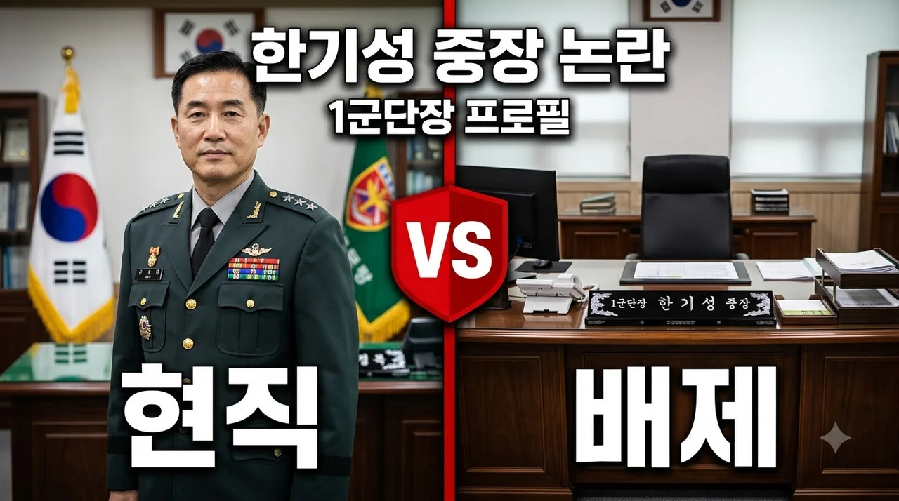한기성 중장 프로필 및 1군단장 직무배제 논란 핵심 정리