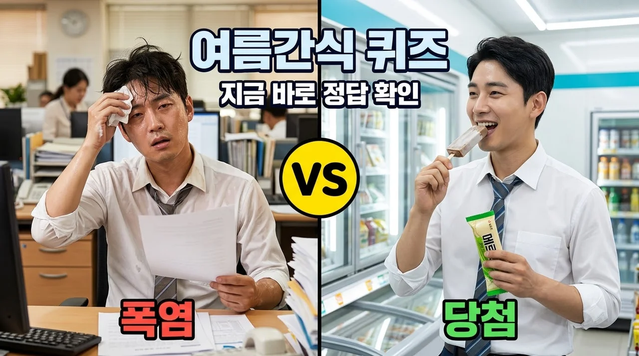 우리은행 여름간식 퀴즈 정답 및 3만 개 경품 당첨 비법 총정리