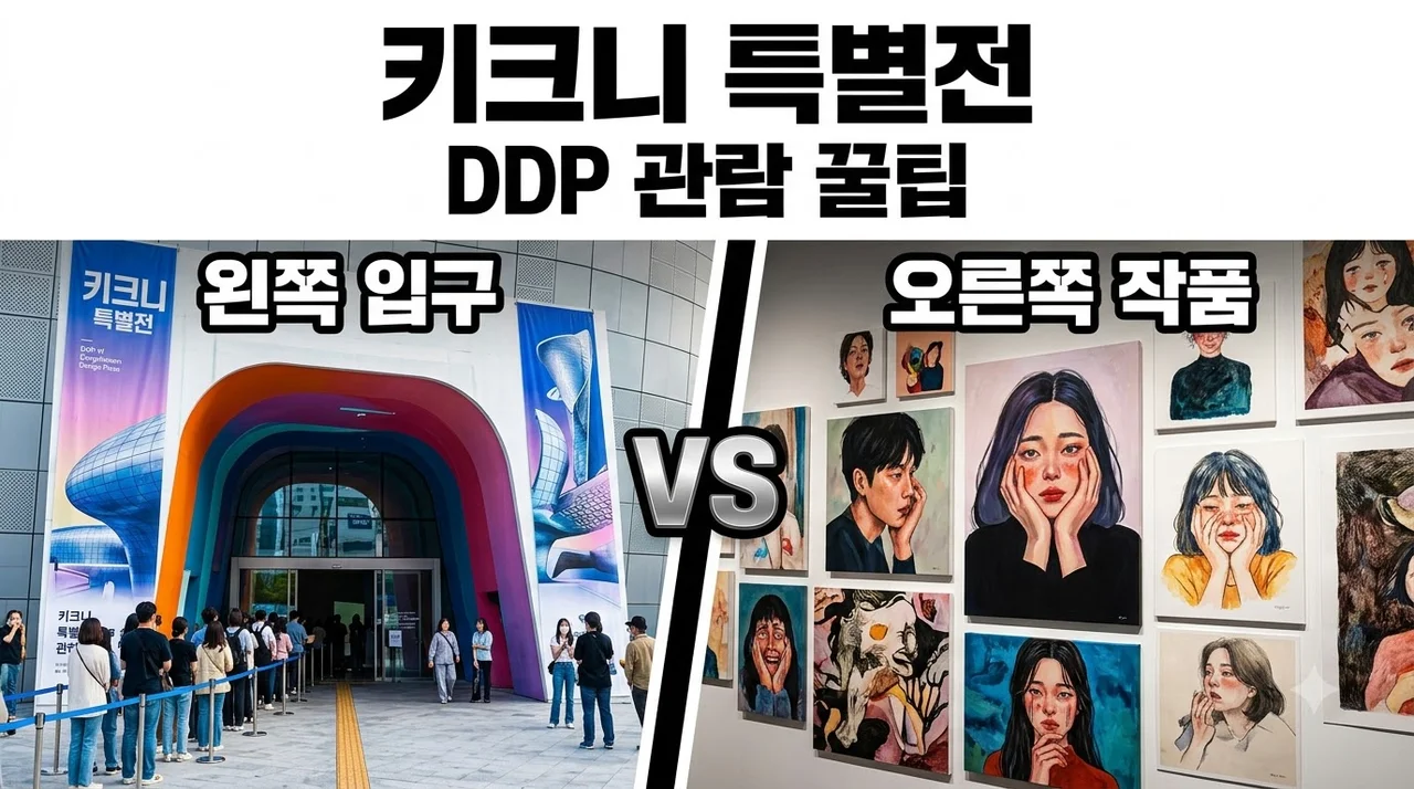 키크니 특별전 DDP 전시회 완벽 가이드: 예매, 주차, 웨이팅 꿀팁