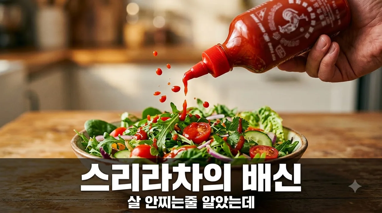 스리라차 소스 부작용, 살 안 찌는 줄 알고 듬뿍 먹다 후회한 이유