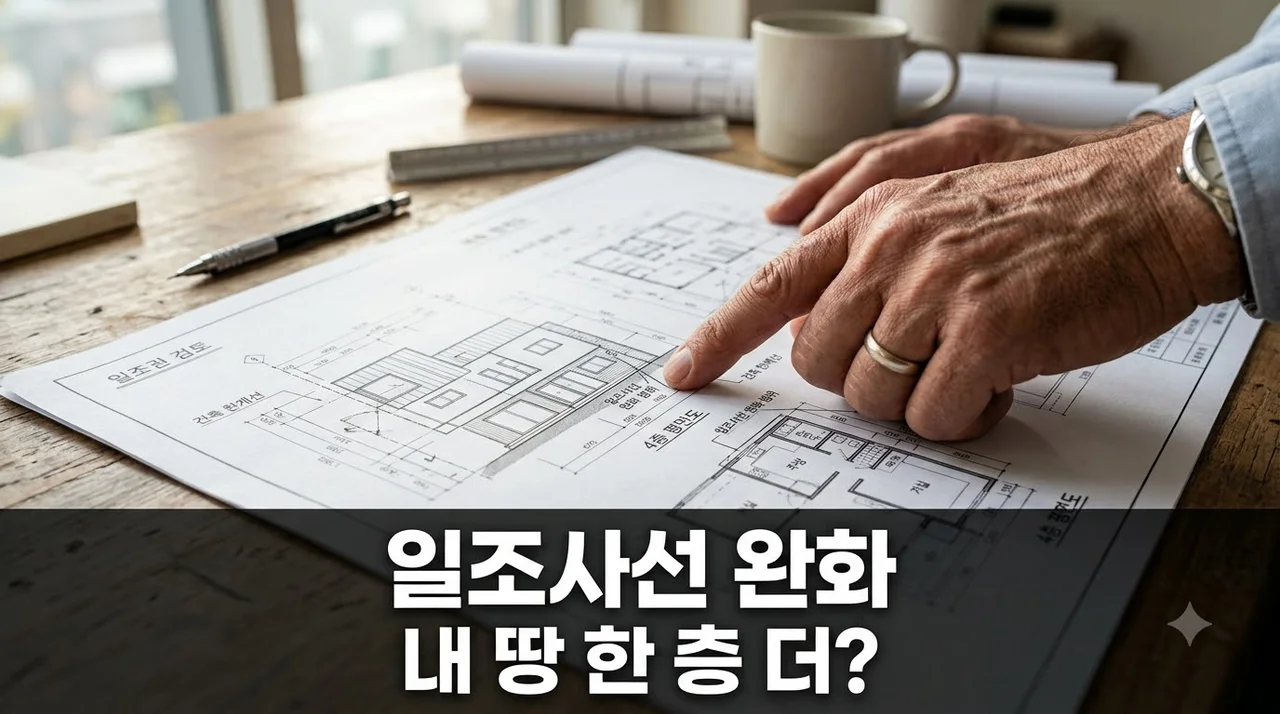 일조사선 규제 완화, 직접 설계해보고 깨달은 층수 확보의 진실