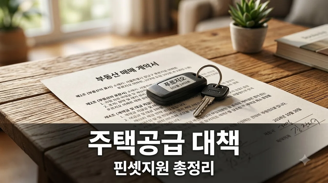 주택공급 대책 핀셋 지원 발표, 무주택자가 뼈저리게 느낀 대출 완화의 핵심