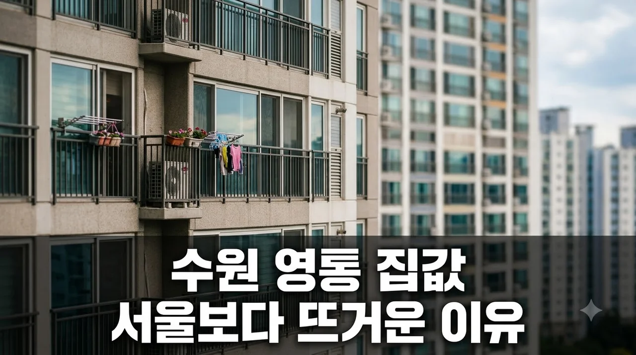 수원 영통 집값 상승세 무섭네요, 서울보다 뜨거운 현장 리얼 분석
