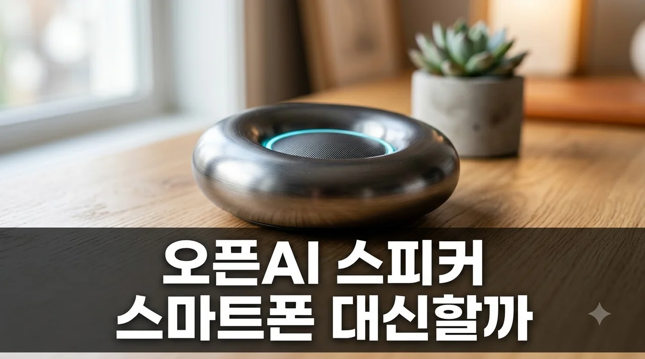오픈AI AI스피커 출시? 스마트폰 대신할 '역대급' 성능 직접 분석해보니