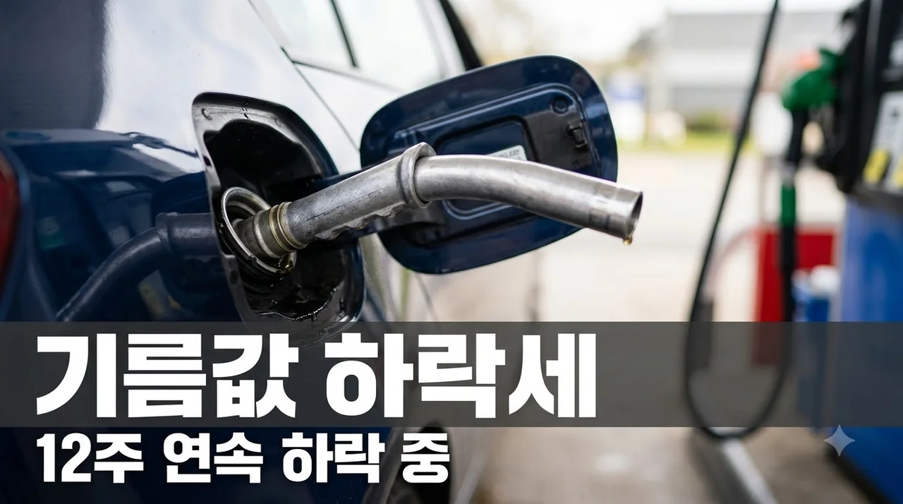 주유소 기름값 12주째 하락인데 왜 1,800원대일까? 직접 체감한 최저가 주유 팁