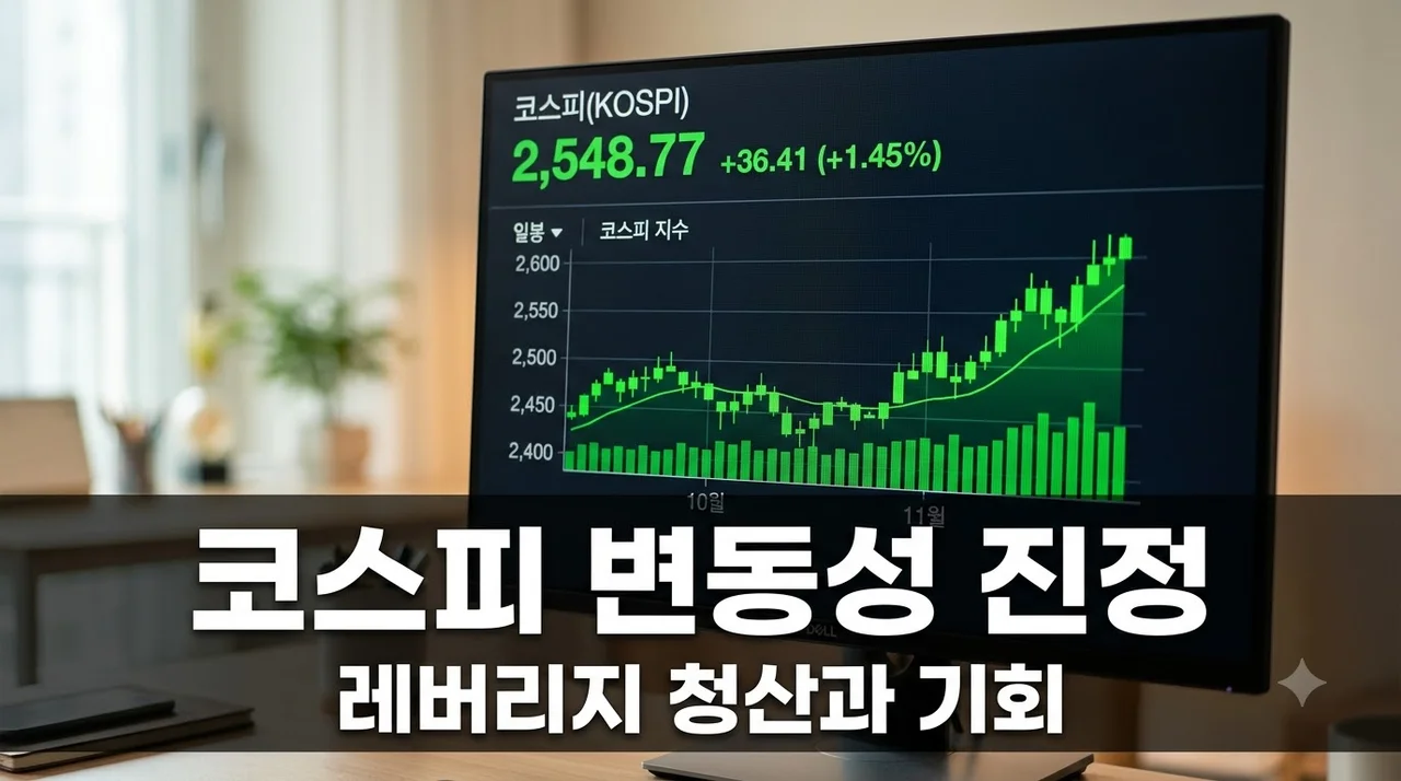[내돈내산 투자] 코스피 변동성 진정? 블룸버그 레버리지 청산 소식에 제가 소름 돋은 이유