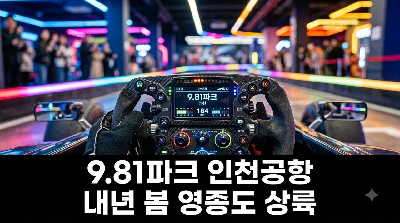 9.81파크 인천공항 개장 소식! 제주보다 2배 큰 규모에 기대되는 이유