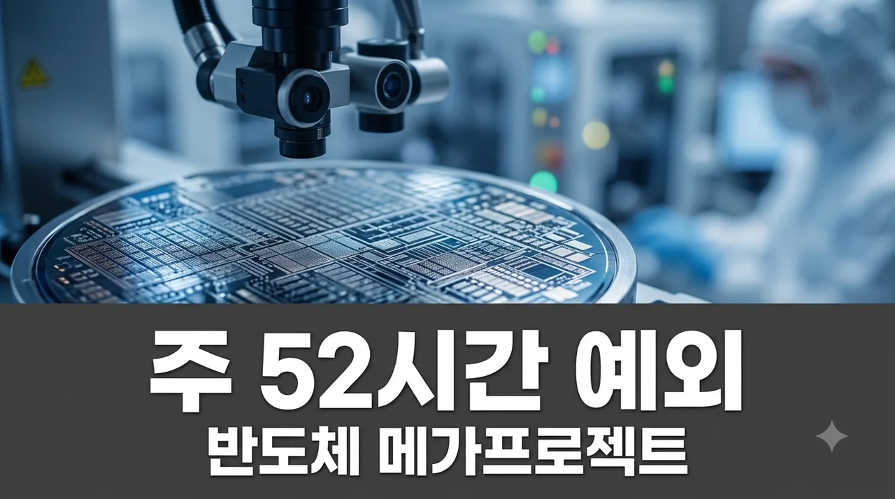 주 52시간 예외 적용될까? 삼성·SK 메가프로젝트 점검과 반도체 벨트 규제 완화 전망