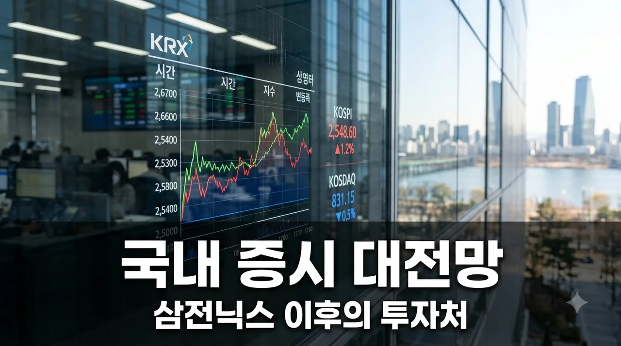 [리얼후기] 국내 증시 전망, 삼전닉스 패닉장 이후 개미들이 선택한 3가지 대안