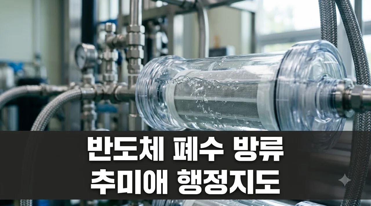 반도체 폐수 방류 축소 요구, 추미애 지사 삼성·하이닉스에 강력 행정지도