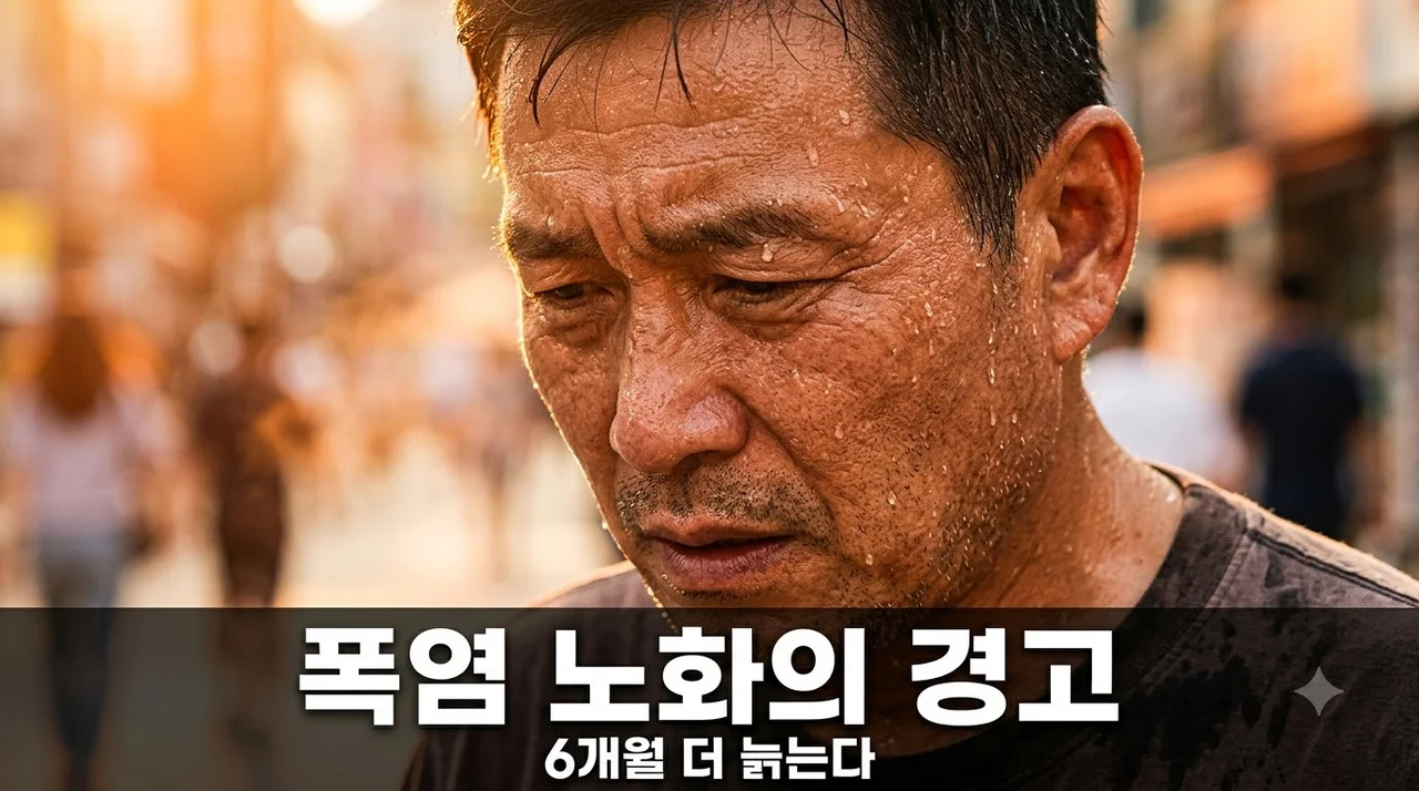 [리얼후기] 폭염 노화 가속 주의보, 생물학적 나이 6개월 앞당기는 기후변화