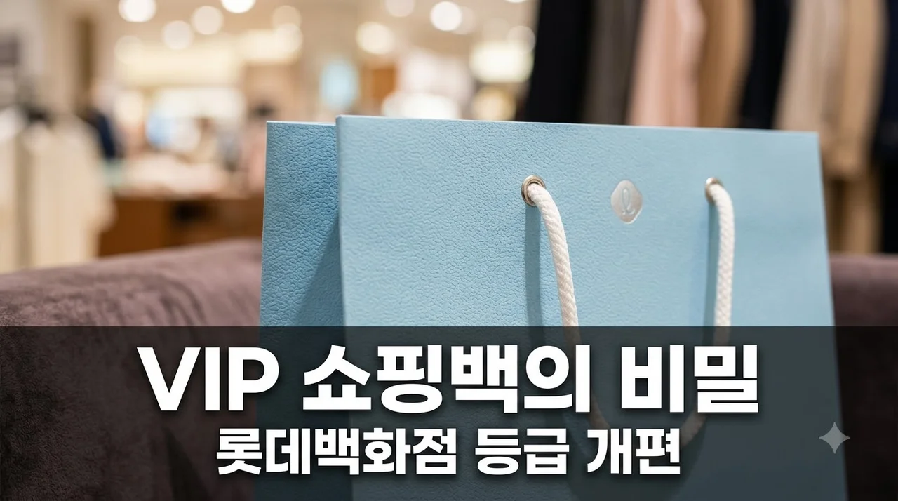 [단독] 롯데백화점 VIP 혜택 개편, 에메랄드 쇼핑백 없앤 진짜 이유