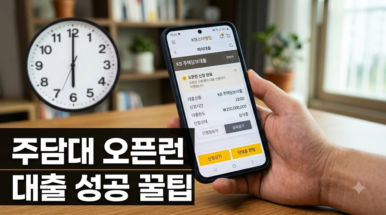 [리얼후기] 주담대 오픈런 카카오뱅크 신청 꿀팁과 은행별 대출 제한 총정리