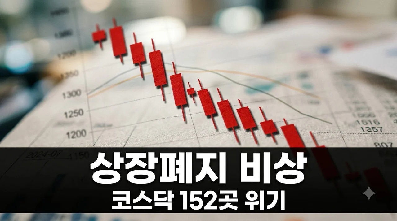 상장 폐지 기준 강화 비상! 코스닥 152곳 시총 미달과 투자자 대응 전략