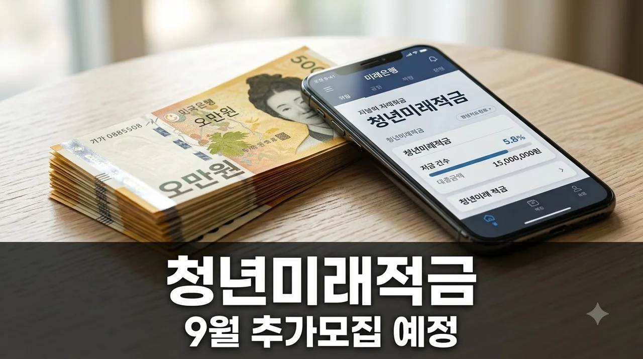 청년미래적금 신청 조건 및 9월 추가 모집 일정 안내 (138만 명 가입)