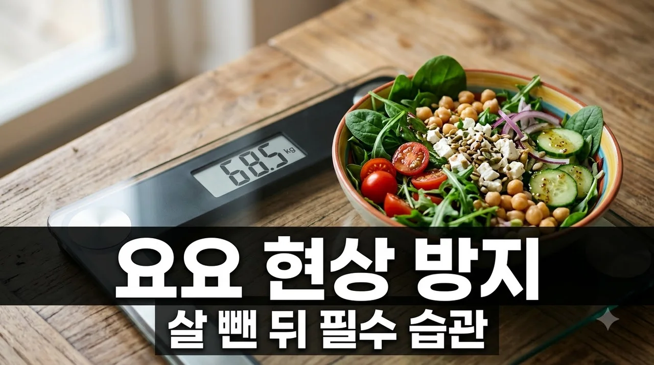 요요 현상 방지 비법, 다이어트 성공 후 ‘유지 습관’ 3가지가 핵심