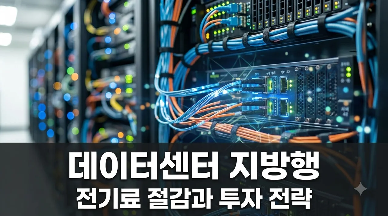 데이터센터 지방 이전, 전기요금 차등제가 바꿀 AI 투자 지도와 수익성 분석