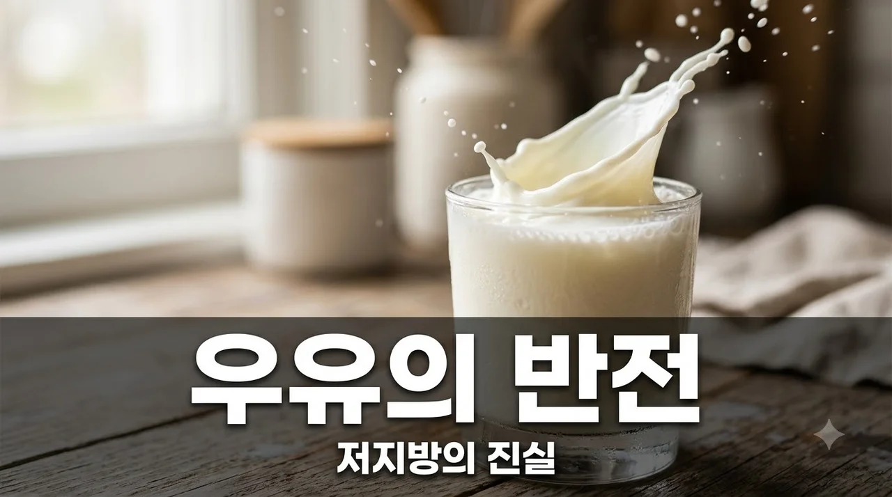 저지방 우유 다이어트의 진실, 전지방 유제품 먹어도 체중 변화 없는 이유