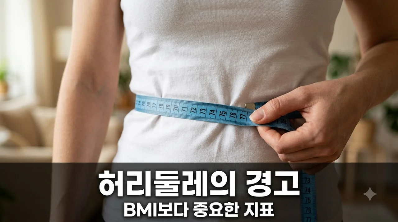 허리둘레 심혈관 위험, BMI 정상이라도 배 나왔다면 '이것' 체크하세요