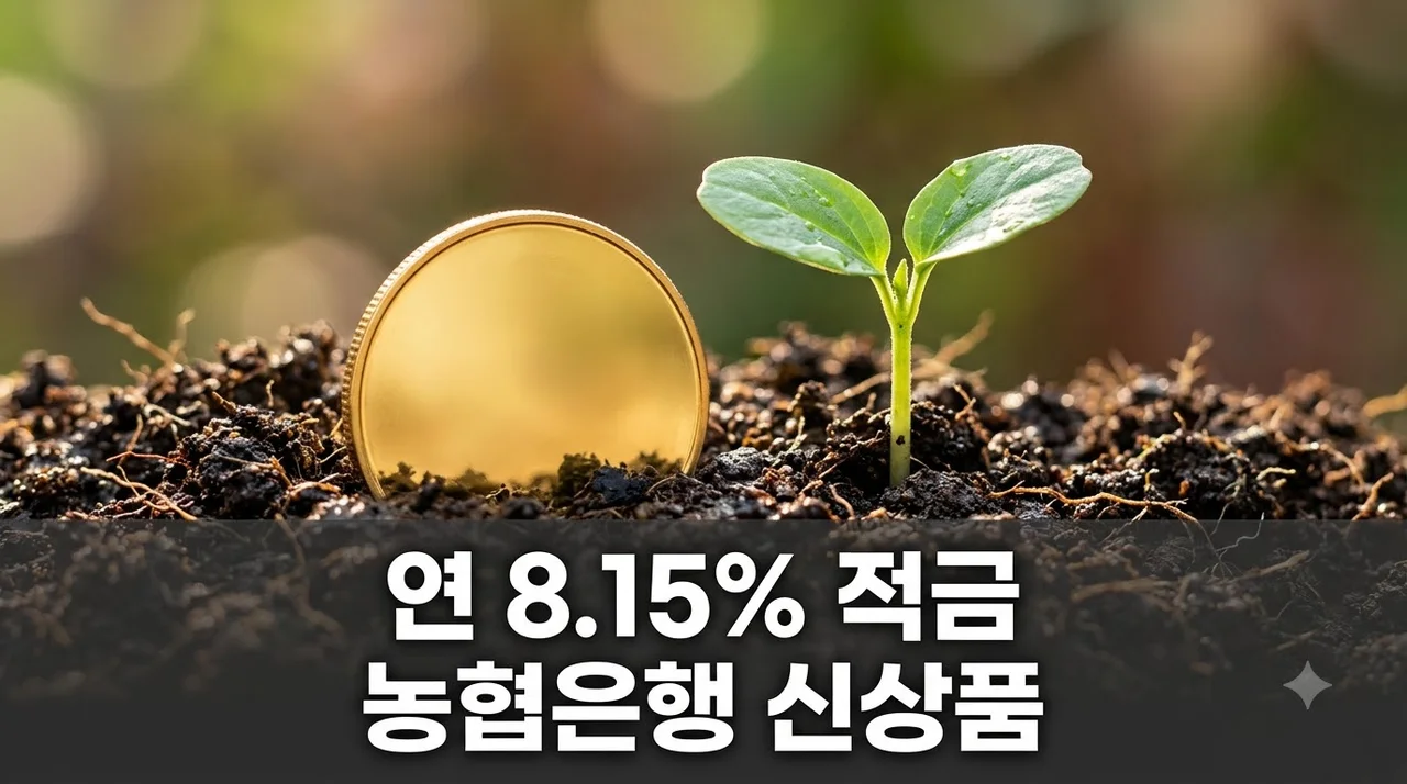 NH농심천심적금 8.15% 출시! NH농협은행 예금 금리 비교 및 우대 조건 총정리