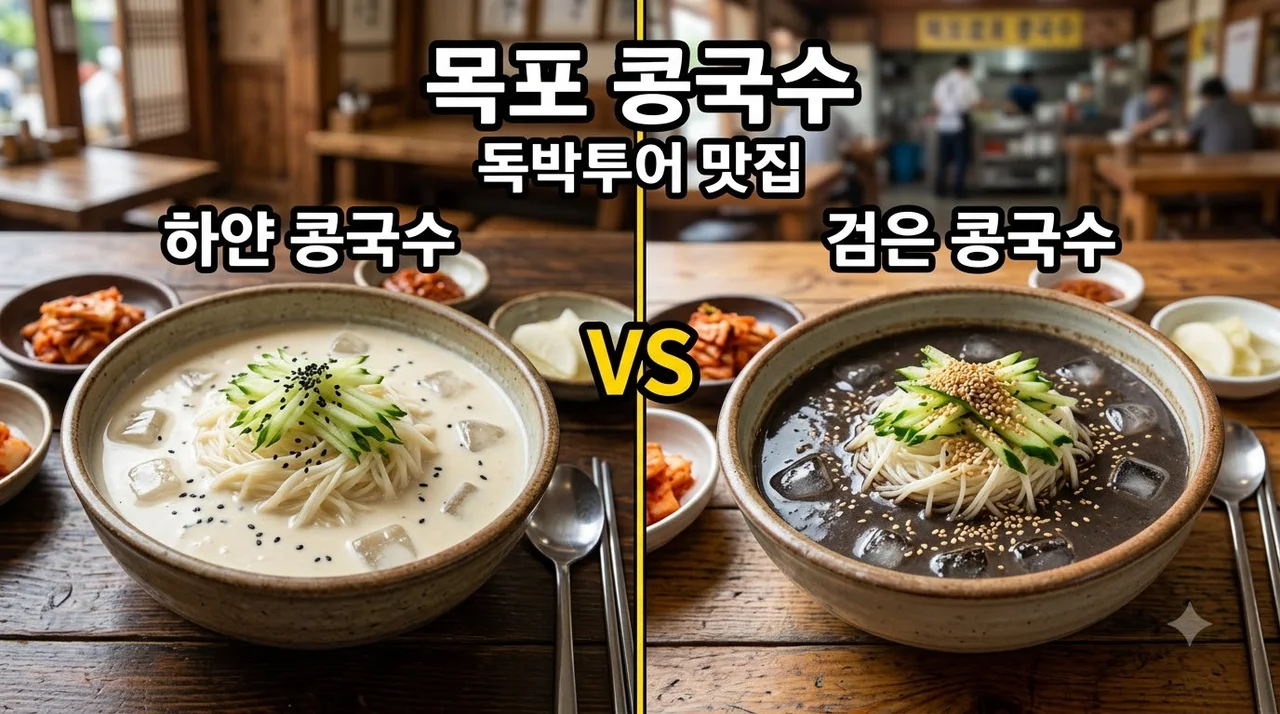 목포 콩국수 콩물 맛집 독박투어4 위치 어디? 이상준 투어 식당 메뉴 및 웨이팅 팁