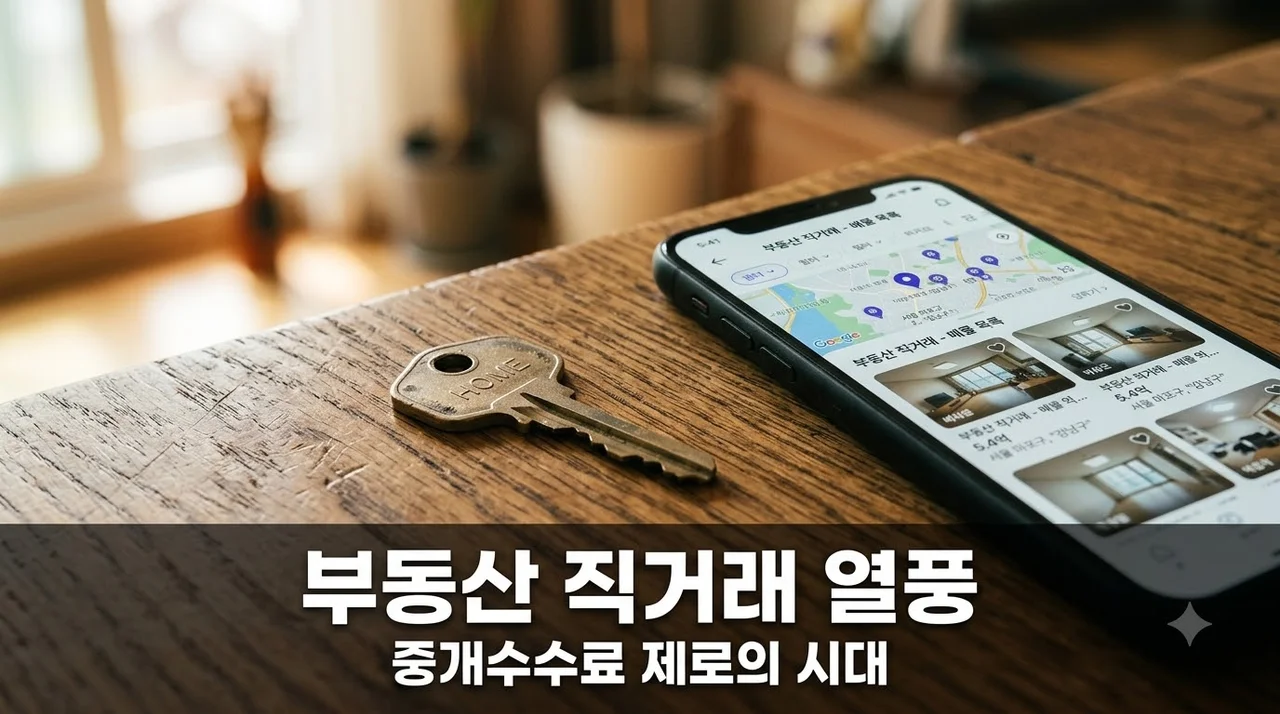 부동산 직거래 급증과 중개수수료 논란, 공인중개사 폐업 위기 분석