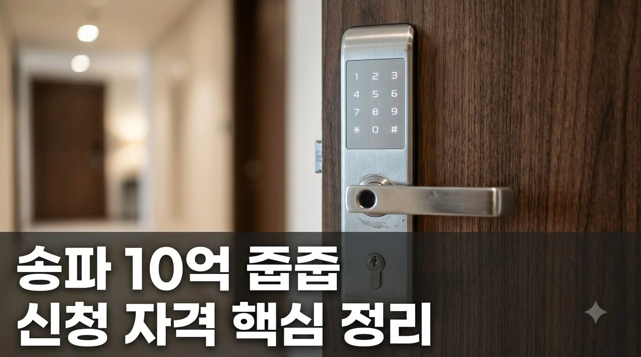 송파 시그니처 롯데캐슬 줍줍 자격 및 10억 시세차익 신청 방법